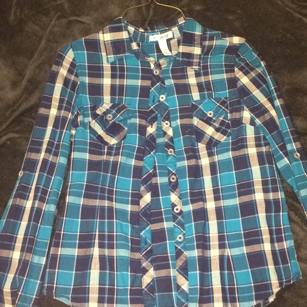 Blue flannel
